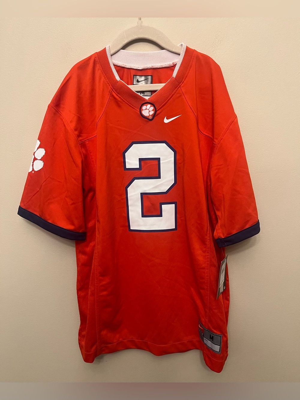 NWT Clemson Tigers Cade Klubnik #2 Nike Football Jersey Youth Size Medium